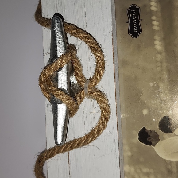 Mud pie Frame White Rope-Hanging Picture Frame - Picture 7 of 7